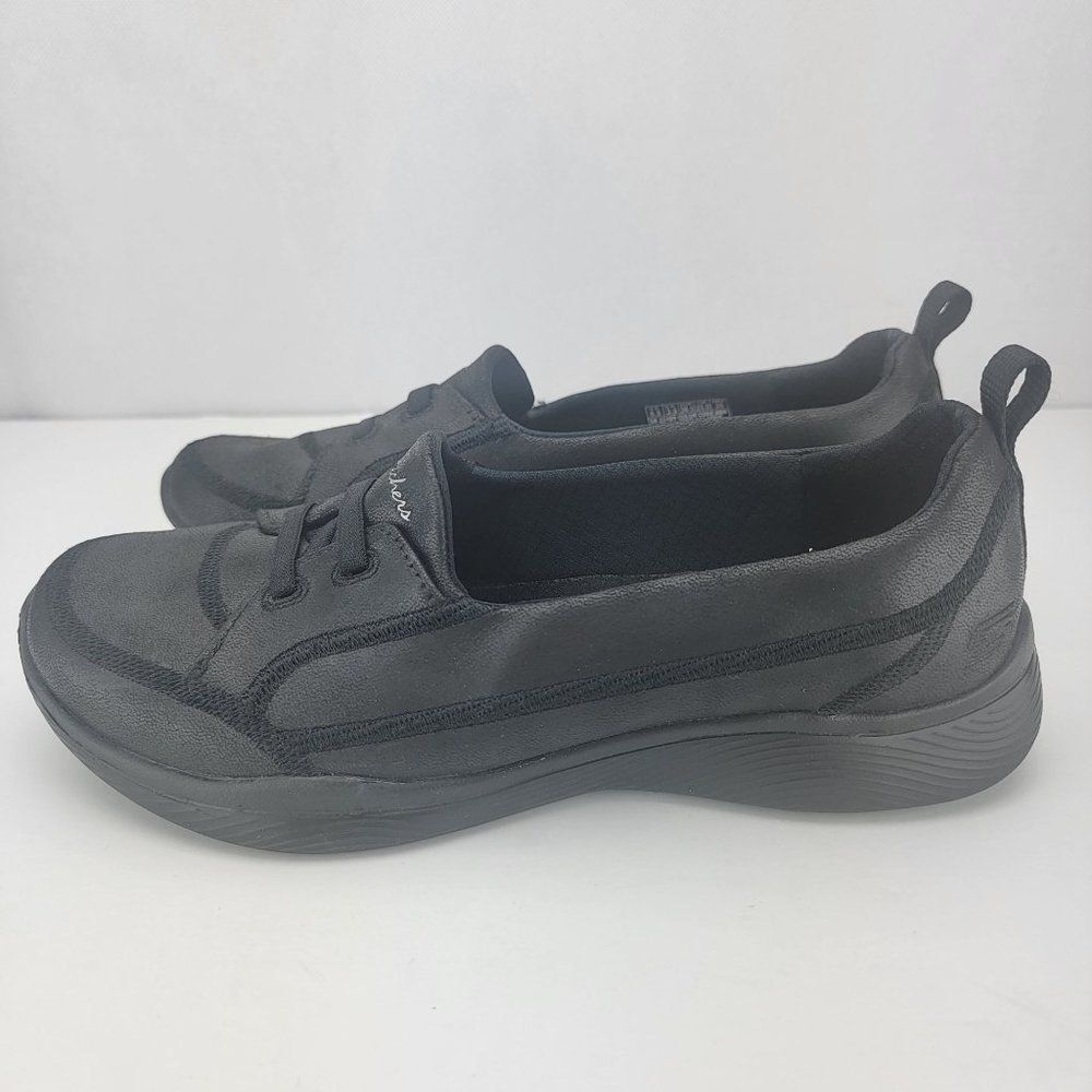 Skechers Womens Size 6 Black Microburst 2.0 Air Cooled Sneakers 23489